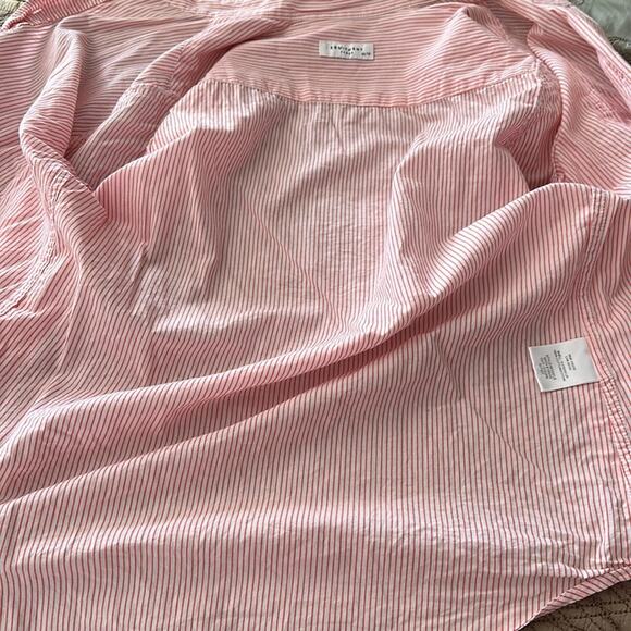Equipment | Red and White Striped Button Down Size XS - Picture 6 of 10